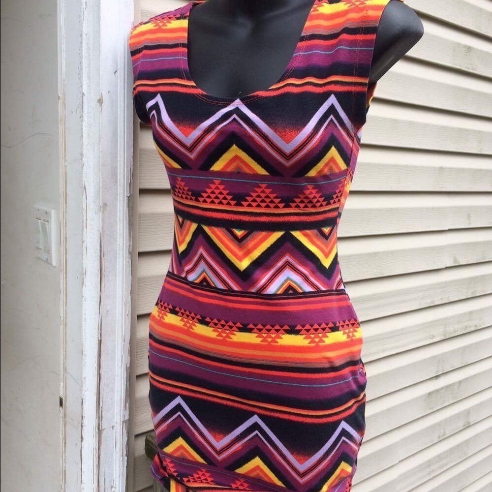 Azteca bodycon dress